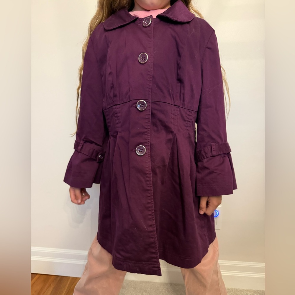 Heart Soul purple dress coat children’s size large